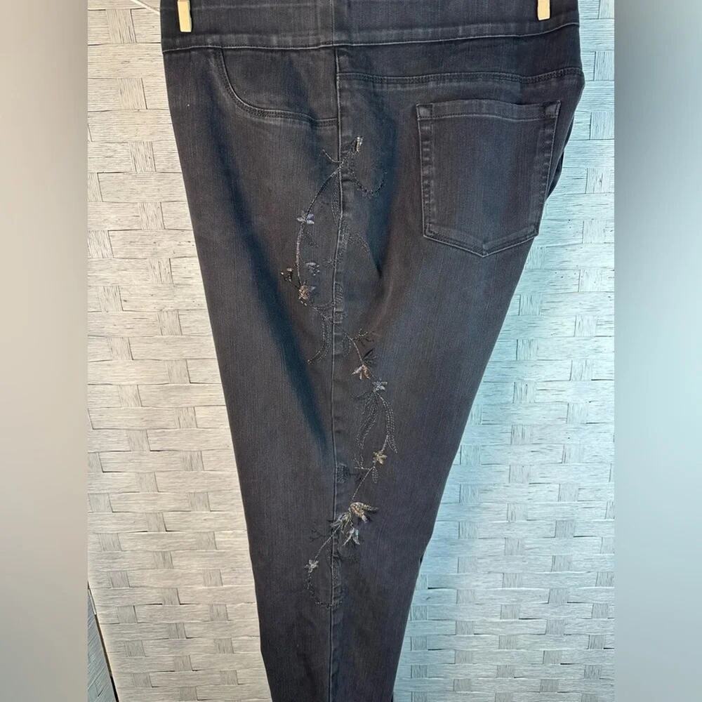 Lane Bryant blue jeans straight leg denim casual evening streetwear plus size